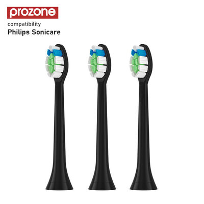 ProZone Premium-Diamond (for Philips) Medium Black 3pcs