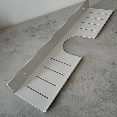 IwConcept BathRack Loft-50cm Notch White