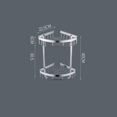 Ermo EM13711 Corner (2 cell) Silver