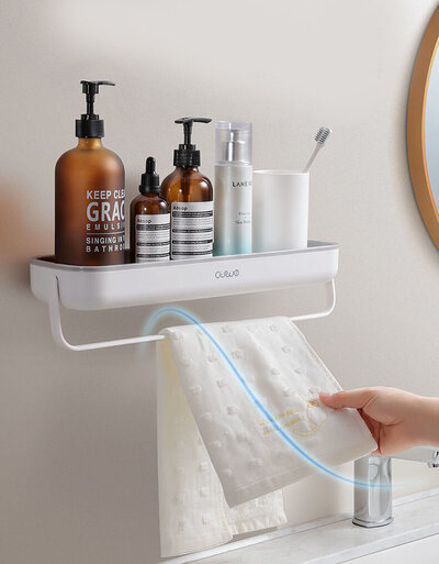 ASUJEI A2004 (Towel rail) White/Gray