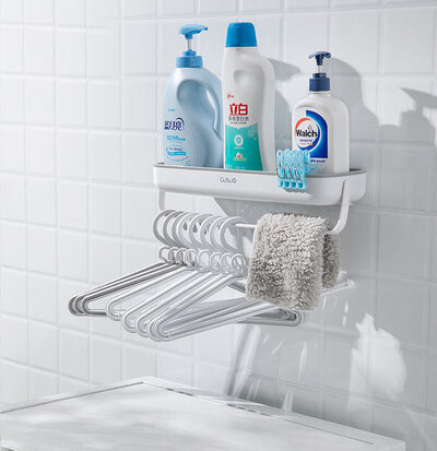ASUJEI A2004 (Towel rail) White/Gray