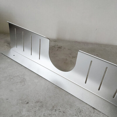 IwConcept BathRack Loft-50cm Notch Silver