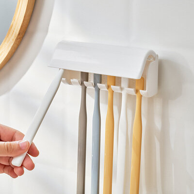 KM-Japan Toothbrush Holder 871 6T (White)