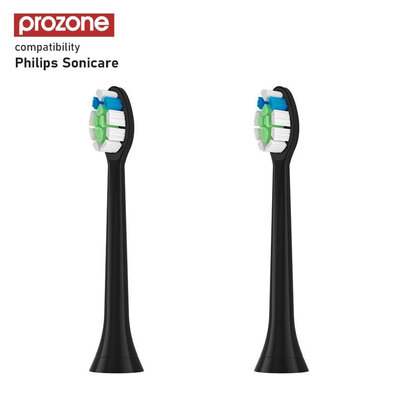 ProZone Premium-Diamond (for Philips) Medium Black 2pcs