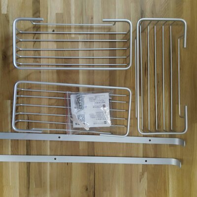 Ermo EM13711 Rectangular (3 cell) Silver