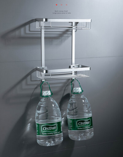 Ermo EM13711 Rectangular (2 cell) Silver