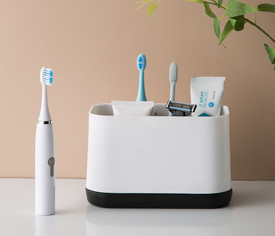 EasyStore Toothbrush Caddy XL-size Black