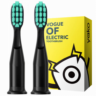 YAKO CAPS Black 2pcs