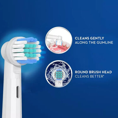 Meylong for ORAL-B (SB17A) Classic (2pcs) White