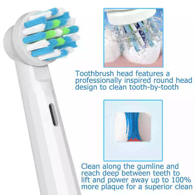 Meylong for ORAL-B (EB50) Intensive (2pcs) White