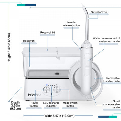 H2OFloss HF-3 Pro White