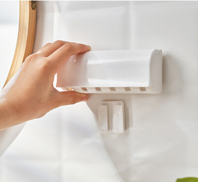 KM-Japan Toothbrush Holder 871 6T (White)