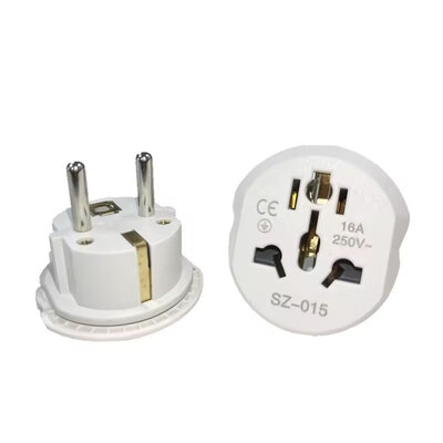 ProZone Connersion Universal Plug SZ-015 (US/UK/AU in EU) White
