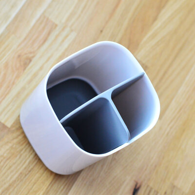EasyStore Toothbrush Caddy S-size Gray