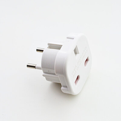 ProZone AC9625 Compact UK to EU Plug White
